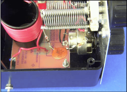 Вид на монтаж плавающего диодного детектора