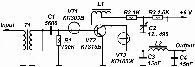 AM Synchronous Demodulator circuit diagram