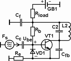 PLL FM radio receiver with a diode that improves the selectivity