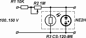 photoresistor based oscillator circuit schematic
