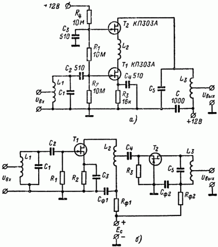 Каскодные схемы на полевых транзисторах