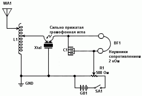 схема двойного кремниевого детектора со смещением