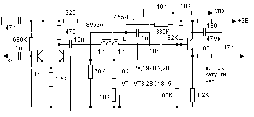 Notch filter with Q multiplier circuit