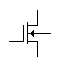 Условные графические обозначения полевых транзисторов с изолированной подложкой